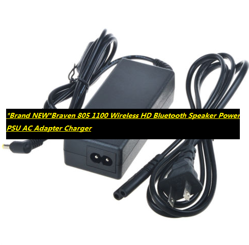 *Brand NEW*Braven 805 1100 Wireless HD Bluetooth Speaker Power PSU AC Adapter Charger